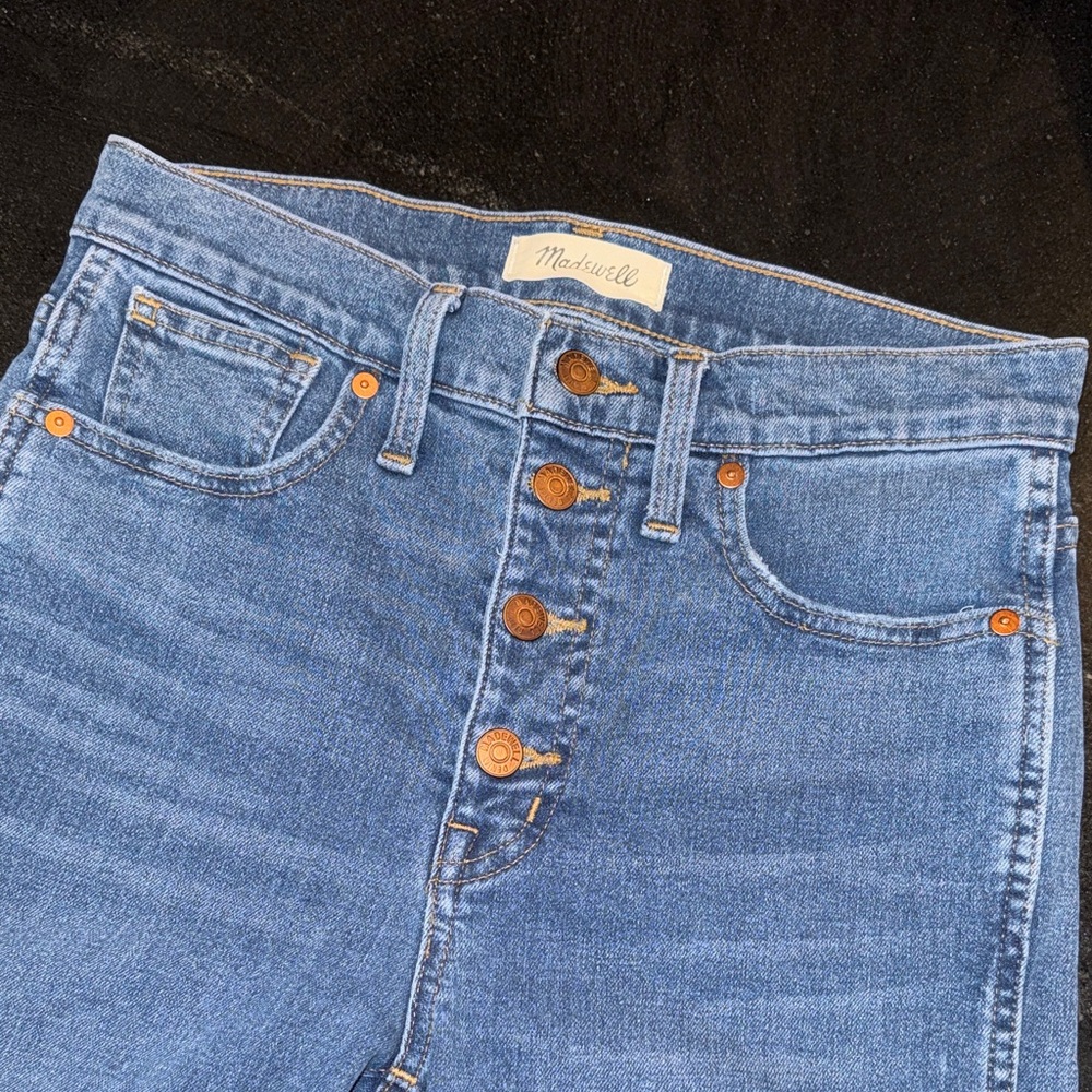 Madewell High Rise Jeans - Medium Blue